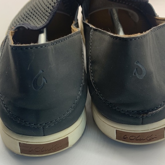 Olukai Pehuea Gray Slip On Loafers Sz 10. SNK0298C - Picture 4 of 10